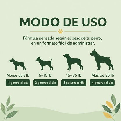 Colágeno Líquido 5X para Perros