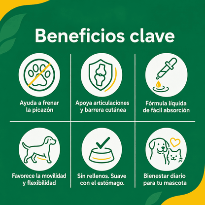 Colágeno Líquido 5X para Perros