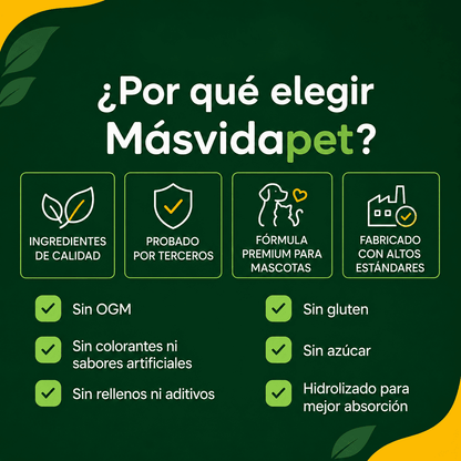 Colágeno Líquido 5X para Perros
